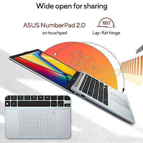 ASUS Vivobook Go 14 (2023), AMD Ryzen 3 7320U, Thin & Light Laptop, 14-inch (35.56 cm) FHD, (8GB RAM /512GB SSD/Windows 11/Office 2021/Alexa Built-in/Grey Green/1.38 kg), E1404FA-NK323WS - Triveni World