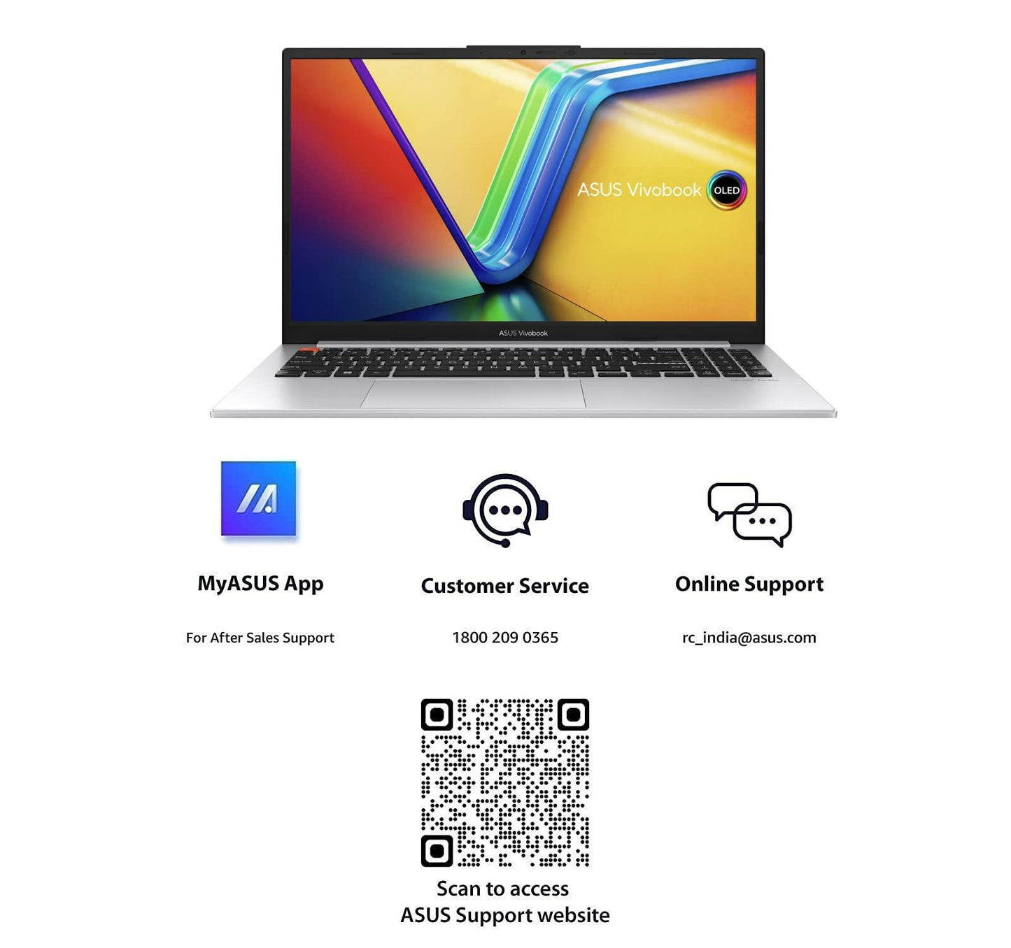 ASUS Vivobook S 15 OLED, Intel Core i5-13500H 13th Gen, 15.6-inch 2.8K OLED 120Hz, Thin & Light Laptop (16GB/1TB SSD//Win11/Office 2021//Backlit/FingerPrint/75WHr/Cool Silver/1.7 Kg), S5504VA-MA553WS - Triveni World