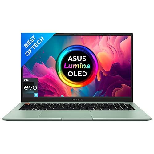 ASUS Vivobook S15 OLED (2022) 15.6" (39.62 cms) FHD OLED, Intel Core i5-12500H 12th Gen, Thin and Light Laptop (16GB/512GB SSD/Iris Xe Graphics/Windows 11/Office 2021/Green/1.8 kg) K3502ZA-L503WS - Triveni World