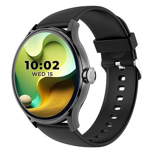 beatXP Flare Pro 1.39” HD Display Bluetooth Calling Smart Watch, 100+ Sports Modes, Heart Rate Monitoring, SpO2, AI Voice Assistant, IP68 - Black - Triveni World