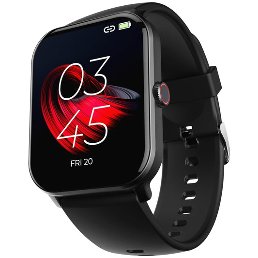 beatXP Marv Neo Smart Watch with 1.85” Ultra HD Display, Bluetooth Calling, 240*280px, AI Voice Assistant, 100+ Sports Modes, Heart Rate Monitoring, SpO2, IP68, Fast Charging, 100+ Watch Faces (Black) - Triveni World