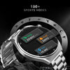 beatXP Vega X 1.43" (3.6 cm) Super AMOLED Display, One-Tap Bluetooth Calling Smart Watch, Metal Body, Rotary Crown, 466 * 466px, 500 Nits Brightness (Silver Metal Chain) - Triveni World