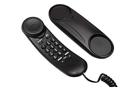 Beetel B26 Corded Slim Landline Phone,Ringer Volume Control,Wall/Desk Mountable,Ringer On/Off Switch,Clear Call Quality,Compact Design,Tone Pulse/Flash/Redial Function (Made in India) (Black)(B26) - Triveni World