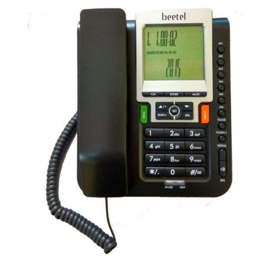 Beetel M71 CLI Corded Phone (Black) - Triveni World