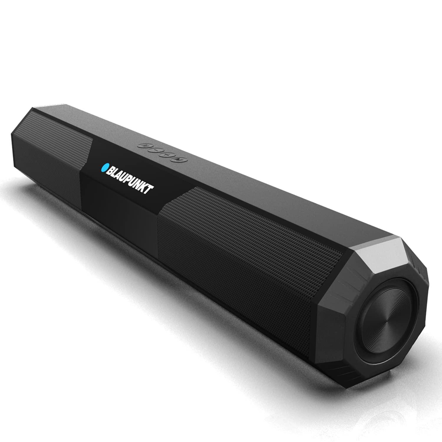 Blaupunkt SBA20 16W Bluetooth Soundbar for TV with Bluetooth/SD Card/Aux, Mini Sound/Audio System for TV Speakers, Mobile, PC, Projectors, Tablets, Laptops - Triveni World