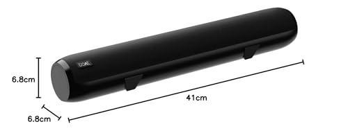 boAt Aavante Bar 610 Bluetooth Soundbar with 25W RMS Signature Sound, 2.0 Channel with Dual Passive Radiators, Upto 7 Hours Playback & Multi Connectivity(Charcoal Black) - Triveni World