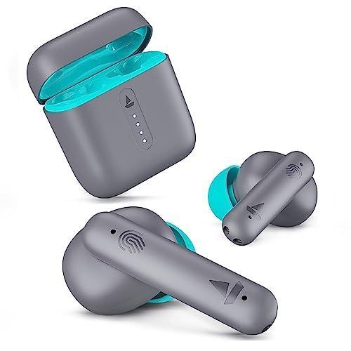 boAt Airdopes 141 Bluetooth Truly Wireless in Ear Earbuds with 42H Playtime,Low Latency Mode for Gaming, ENx Tech, IWP, IPX4 Water Resistance, Smooth Touch Controls(Cyan Cider) - Triveni World