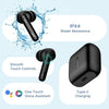 boAt Airdopes 141 Bluetooth TWS Earbuds with 42H Playtime,Low Latency Mode for Gaming, ENx Tech, IWP, IPX4 Water Resistance, Smooth Touch Controls(Bold Black), in Ear - Triveni World