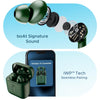 boAt Airdopes 141 Bluetooth TWS in Ear Earbuds with 42H Playtime,Low Latency Mode for Gaming, ENx Tech, IWP, IPX4 Water Resistance, Smooth Touch Controls(Olive Green) - Triveni World