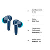 boAt Airdopes 181 in-Ear True Wireless Earbuds with ENx Tech, Beast Mode(Low Latency Upto 60ms) for Gaming, with Mic, ASAP Charge, 20H Playtime, Bluetooth v5.2, IPX4 & IWP (Bold Blue) - Triveni World