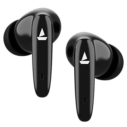 boAt Airdopes 181 in-Ear True Wireless Earbuds with ENx Tech, Beast Mode(Low Latency Upto 60ms) for Gaming, with Mic, ASAP Charge, 20H Playtime, Bluetooth v5.2, IPX4 & IWP (Carbon Black) - Triveni World