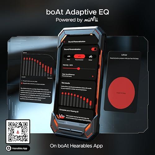 boAt Airdopes Flex 454 ANC in Ear TWS Earbuds with Smart Features, ANC, 60HRS Playback, Beast Mode(Low Latency), Quad Mics ENx Tech, Multi Point Connectivity, ASAP Charge(Zinc White) - Triveni World