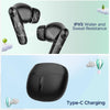 boAt Airdopes Max in Ear TWS Earbuds with 100 HRS Playtime, Quad Mics with ENx Tech, Beast Mode(50ms Low Latency), ASAP Charge, Bluetooth v5.3 and IWP(Carbon Black) - Triveni World