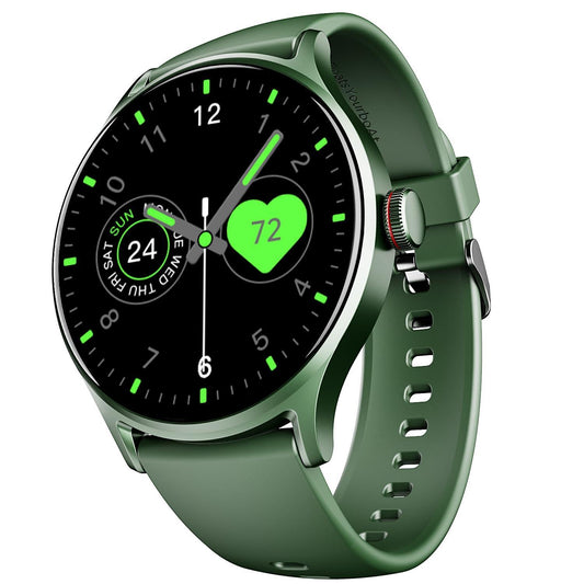 boAt Lunar Vista with 1.52" HD Display, Advanced Bluetooth Calling, Functional Crown,100+ Sports Mode, Always on Display, Heart Rate & Sp02 Monitoring, Smart Watch for Men & Women(Olive Green) - Triveni World