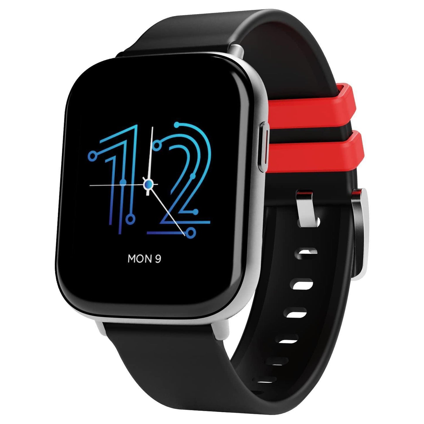 boAt Matrix Smart Watch with 1.65” AMOLED Display, Always On Mode, Slim Premium Design, Heart Rate & SpO2 Monitoring, Health Ecosystem & Multiple Sports Modes, 3ATM & 7 Days Battery Life(Pitch Black) - Triveni World