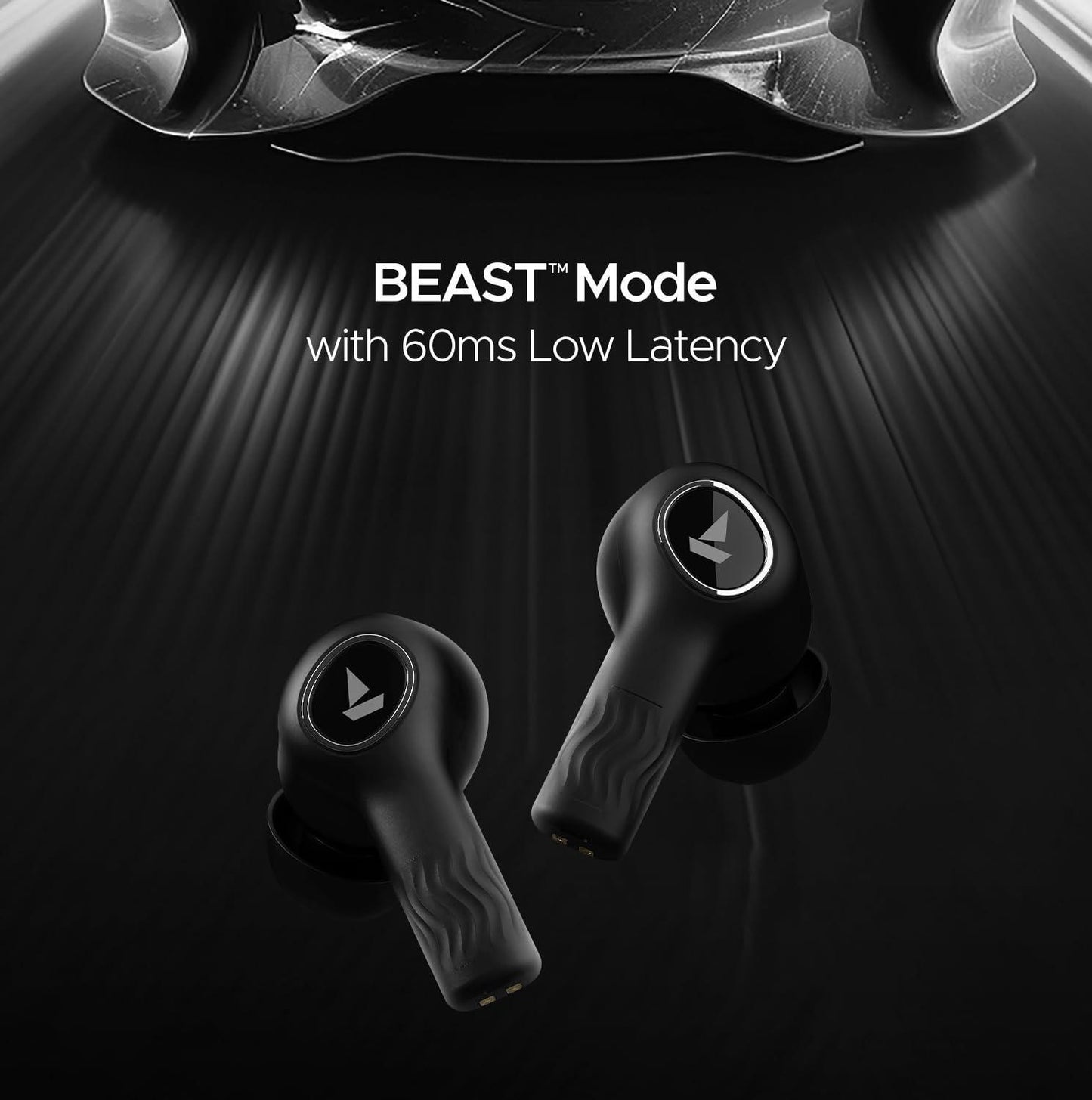 boAt Nirvana Ion TWS Earbuds with 120 HRS Playback(24hrs/Charge), Crystal Bionic Sound with Dual EQ Modes, Quad Mics ENx™ Technology, Low Latency(60ms), in Ear Detection(Charcoal Black) - Triveni World