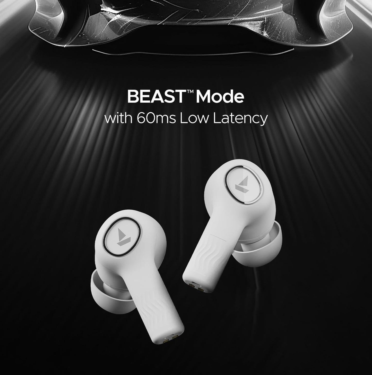 boAt Nirvana Ion TWS Earbuds with 120 HRS Playback(24hrs/Charge), Crystal Bionic Sound with Dual EQ Modes, Quad Mics ENx™ Technology, Low Latency(60ms), in Ear Detection(Ivory White) - Triveni World