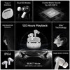 boAt Nirvana Ion TWS Earbuds with 120 HRS Playback(24hrs/Charge), Crystal Bionic Sound with Dual EQ Modes, Quad Mics ENx™ Technology, Low Latency(60ms), in Ear Detection(Ivory White) - Triveni World