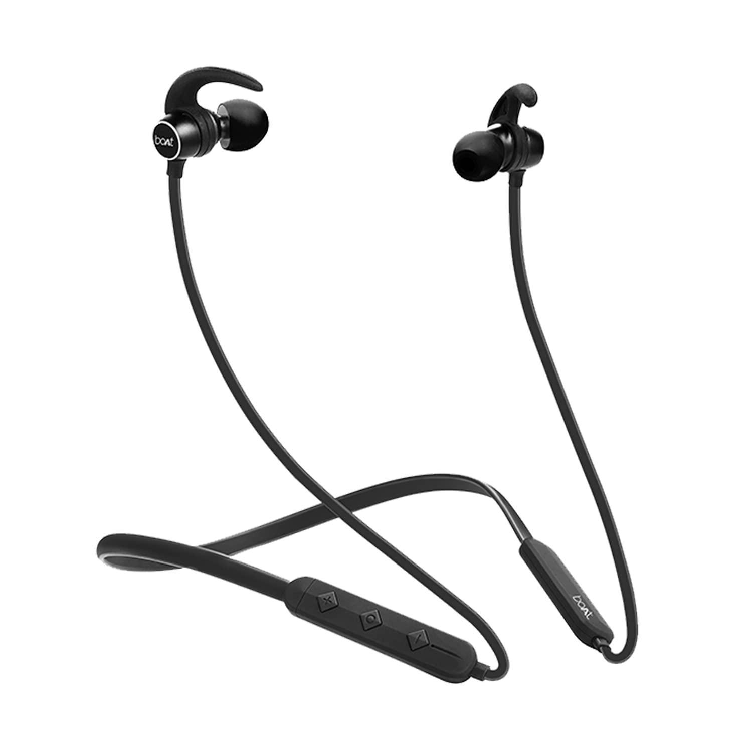 boAt Rockerz 255 in Ear Bluetooth Neckband with Upto 6 Hours Playback, Secure Fit, IPX5, Magnetic Earbuds, BT v5.0 and Voice Assistant(Active Black) - Triveni World