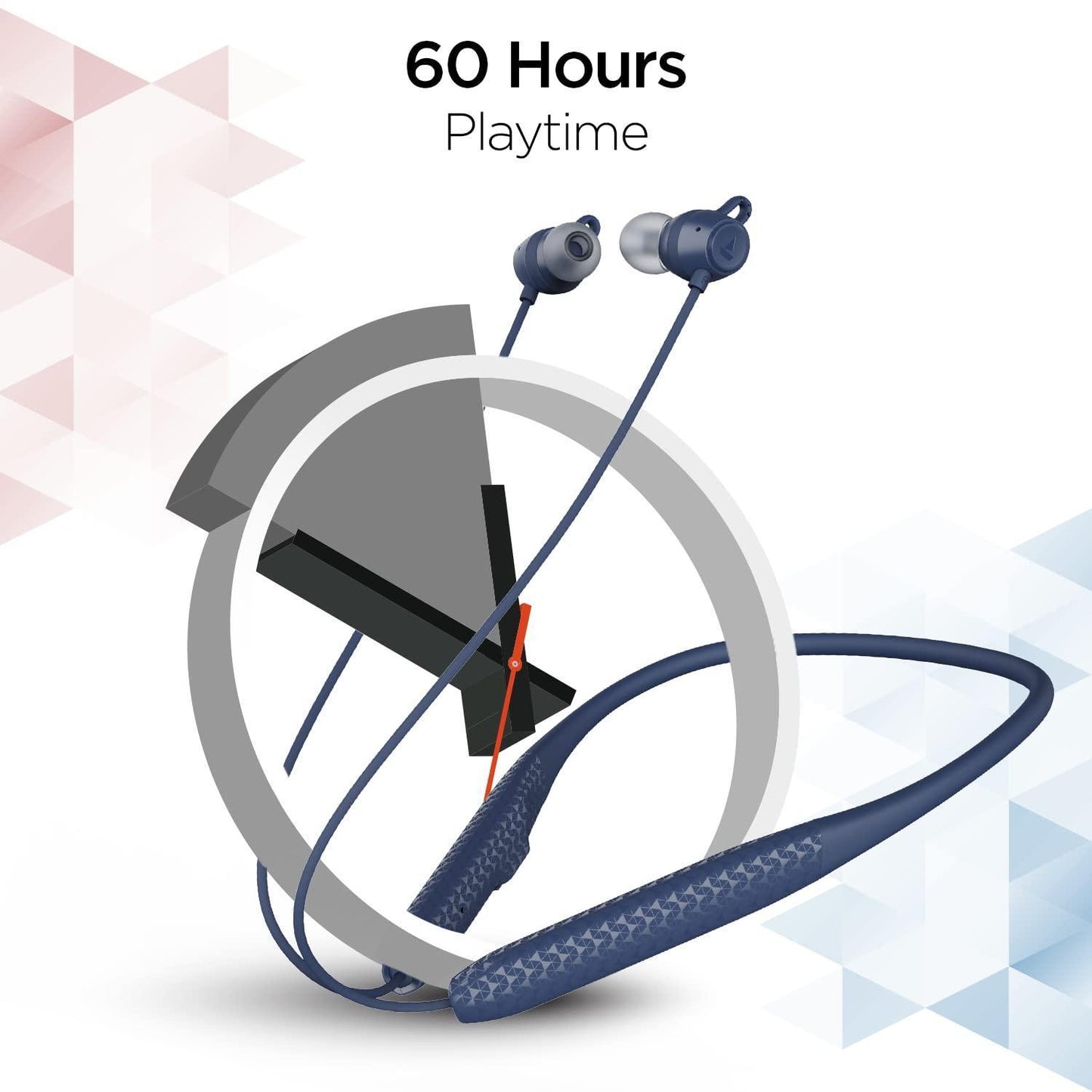 boAt Rockerz 255 Max Bluetooth in Ear Earphones with 60H Playtime, EQ Modes, Power Magnetic Earbuds, Beast Mode, Enx Tech, ASAP Charge(10 Mins=10 Hrs), Dual Pair(Space Blue) - Triveni World