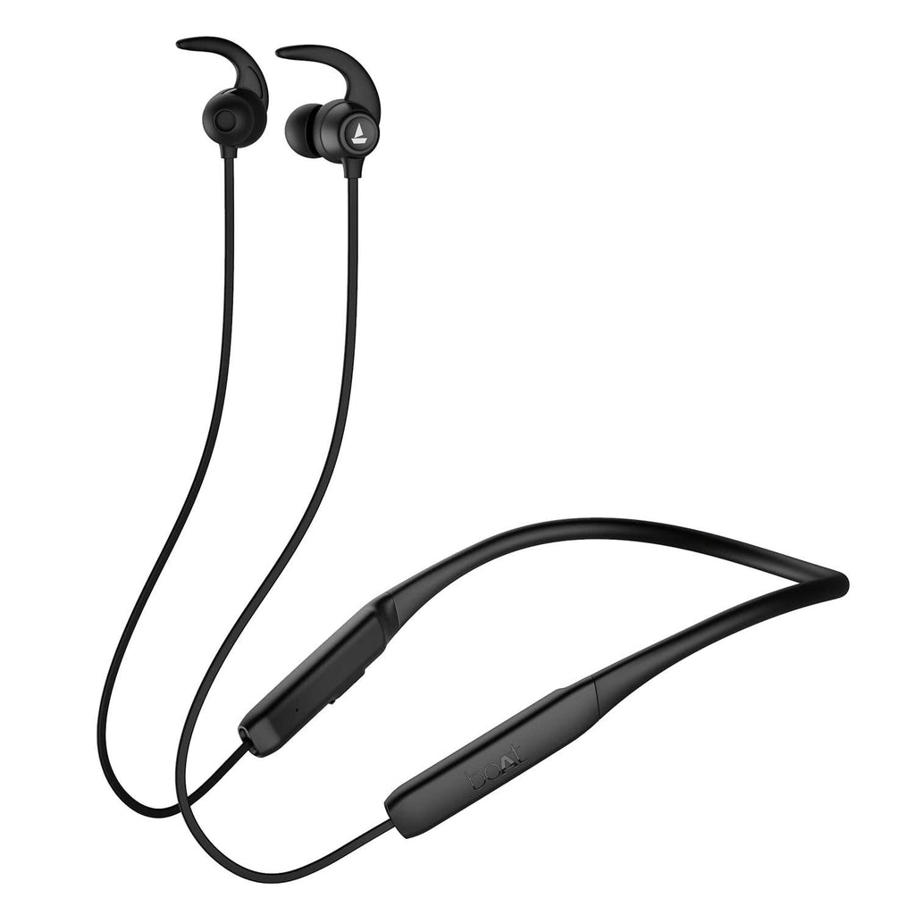 boAt Rockerz 255 Neo in-Ear Bluetooth Neckband with Mic with ENx Tech, Smart Magnetic Buds, ASAP Charge, Upto 25 Hours Playback, 12MM Drivers, Beast Mode, Dual Pairing (Active Black) - Triveni World