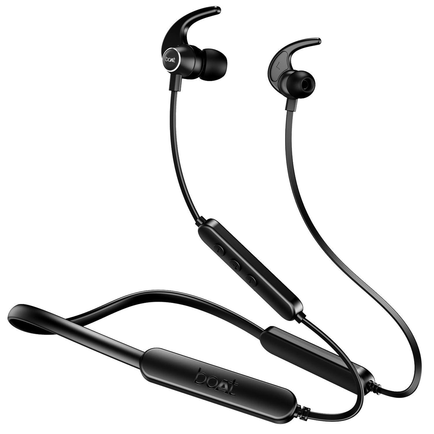 boAt Rockerz 255 Pro+ Bluetooth in Ear Neckband with Upto 60 Hours Playback, ASAP Charge, IPX7, Dual Pairing and Bluetooth v5.2(Active Black) - Triveni World