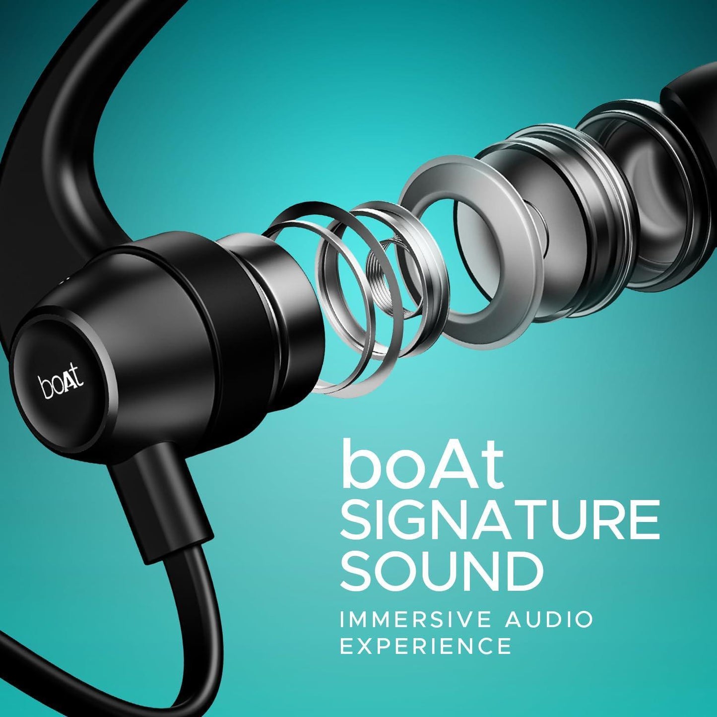 boAt Rockerz 255 Pro+ Bluetooth in Ear Neckband with Upto 60 Hours Playback, ASAP Charge, IPX7, Dual Pairing and Bluetooth v5.2(Active Black) - Triveni World