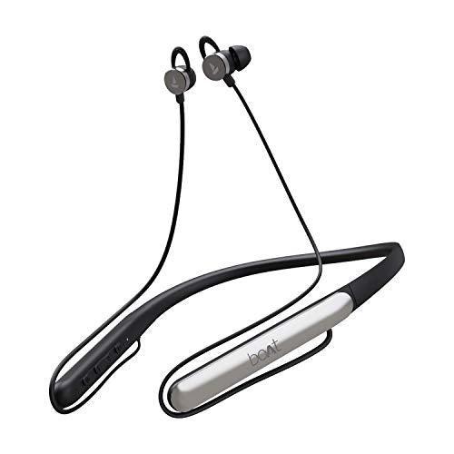 boAt Rockerz 295v2 Wireless Bluetooth in Ear Neckband Headphone with Mic (Active Black) - Triveni World