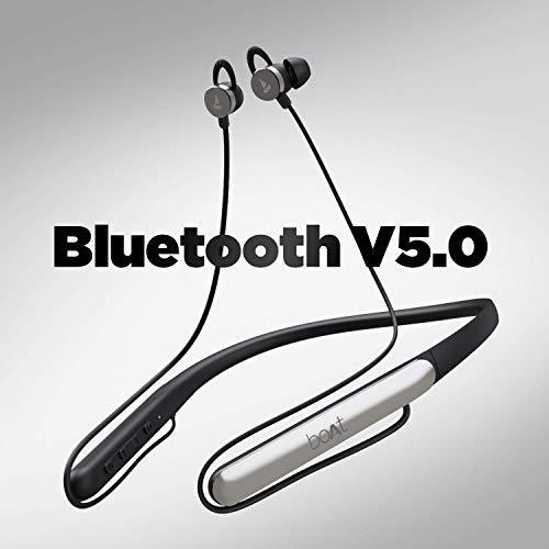 boAt Rockerz 295v2 Wireless Bluetooth in Ear Neckband Headphone with Mic (Active Black) - Triveni World