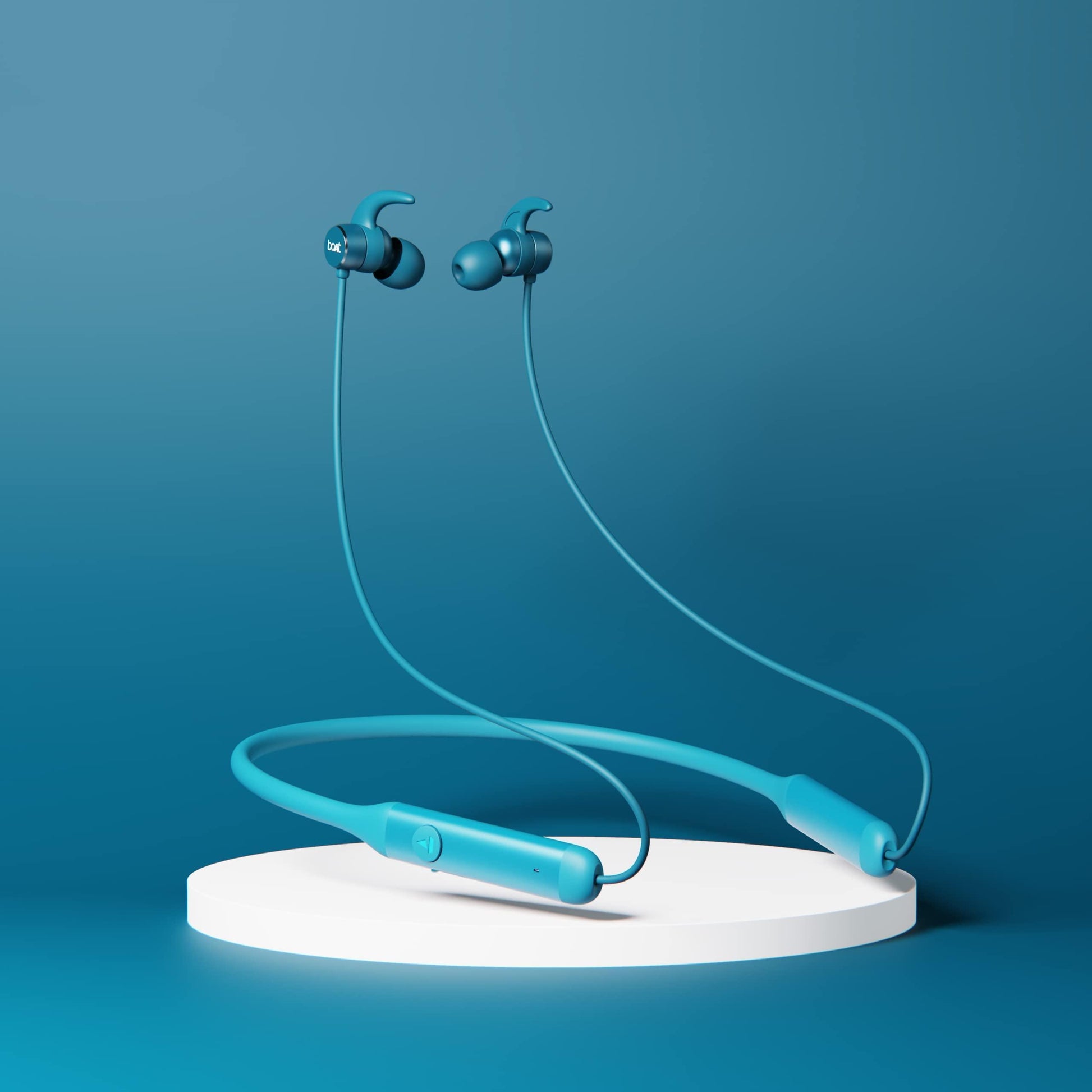 boAt Rockerz 330 in-Ear Bluetooth Neckband with Upto 30 Hours Playtime, ASAP Charge, Signature Sound, Dual Pairing & IPX5 with Mic (Teal Green) - Triveni World