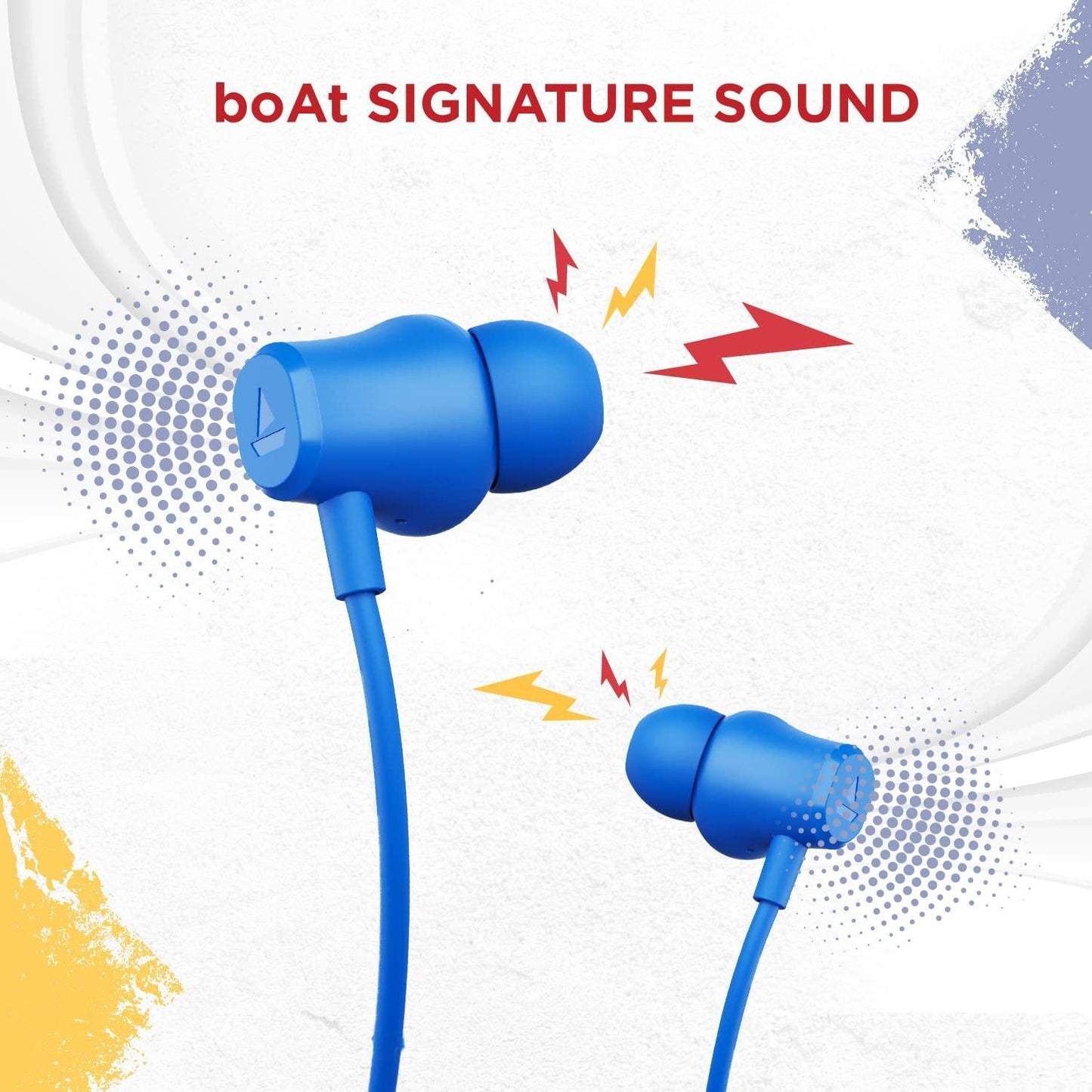 boAt Rockerz 378 Bluetooth Neckband with Spatial Bionic Sound Tuned by THX, Beast™ Mode, ASAP™ Charge, Signature Sound, 25 Hours Playtime & BT v5.1(Electric Blue) - Triveni World