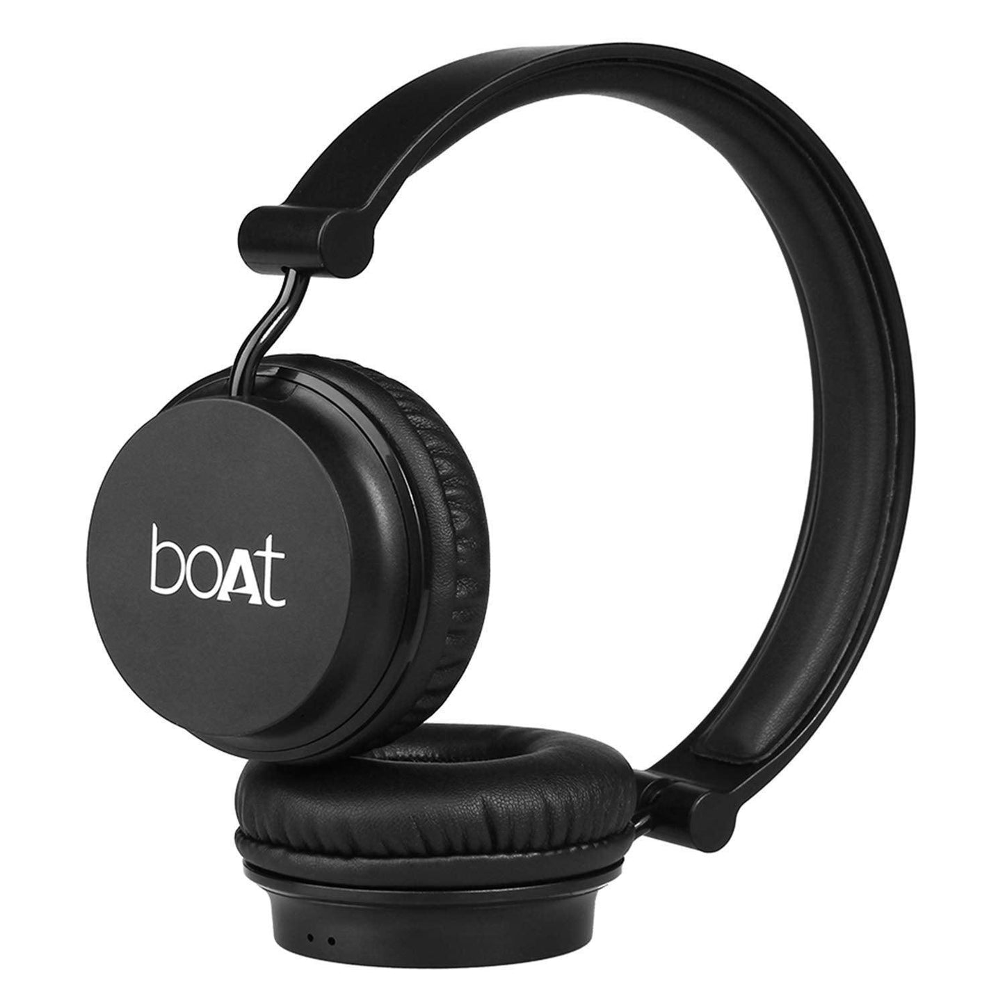 boAt Rockerz 410 Bluetooth Headphone with Super Extra Bass, Up to 8H Playtime, Dual Connectivity Modes, Foldable Earcups and Lightweight Design (Carbon Black) - Triveni World