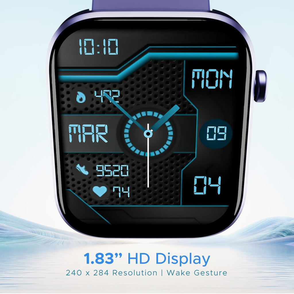 boAt Wave Call 2 with 1.83" HD Display, Advanced BT Calling, DIY Watch Face Studio, Coins, 700+Active Modes, Live Cricket Scores, Smart Watch for Men & Women(Orchid Haze) - Triveni World