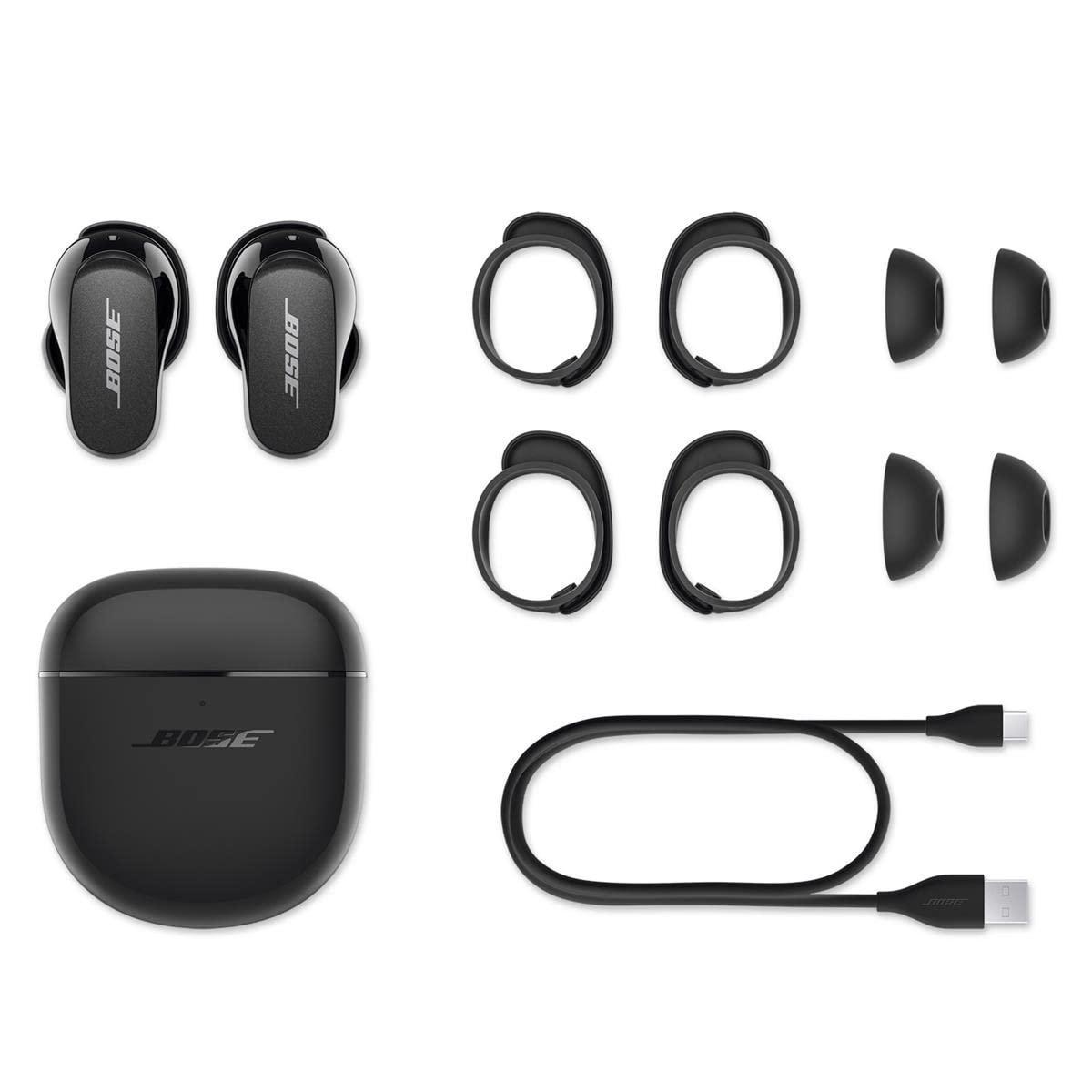 Bose New QuietComfort Earbuds II, Wireless, Bluetooth, World’s Best Noise Cancelling in-Ear Headphones with Personalized Noise Cancellation & Sound, Triple Black - Triveni World