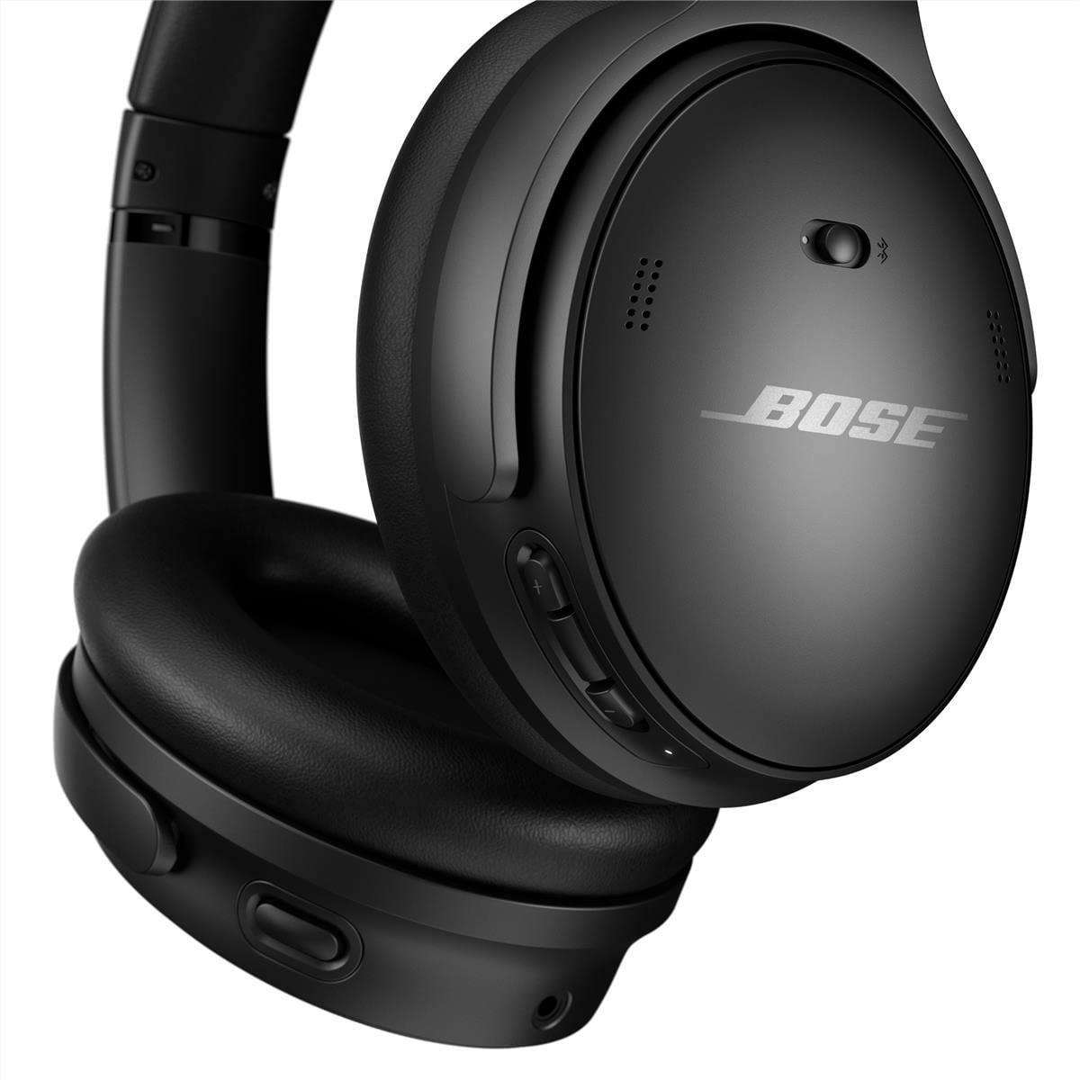 Bose Quietcomfort 45 Bluetooth Wireless Over Ear Headphones with Mic Noise Cancelling - Triple Black - Triveni World