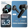 Boult Audio Ammo True Wireless in Ear Earbuds with 40ms Lowest Latency, 40H Playtime, ENC Mic, 13mm Bass Drivers, Interactive LED, Type-C Fast Charging (10Min=150min) Bluetooth Ear Buds - Triveni World