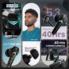 Boult Audio Ammo True Wireless in Ear Earbuds with 40ms Lowest Latency, 40H Playtime, ENC Mic, 13mm Bass Drivers, Interactive LED, Type-C Fast Charging (10Min=150min) Bluetooth Ear Buds - Triveni World