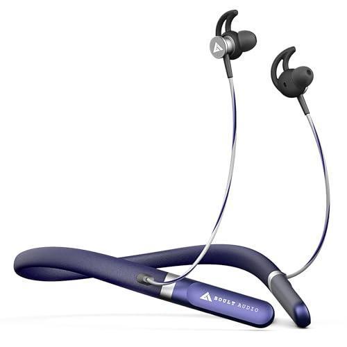 Boult Audio Just Launched FCharge Bluetooth Earphones with 40H Playtime, Zen ENC Mic, Dual Device Connectivity, Type C Fast Charging, 14.2mm Bass Driver, Made in India, IPX5 Silicon Neckband (Blue) - Triveni World