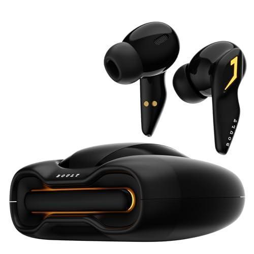 Boult Audio [Just Launched] UFO True Wireless in Ear Earbuds with 48H Playtime, Built-in App Support, 4 Mics Clear Calling, Low Latency Gaming, Made in India Bluetooth 5.3 TWS Ear Buds (Black Gloss) - Triveni World