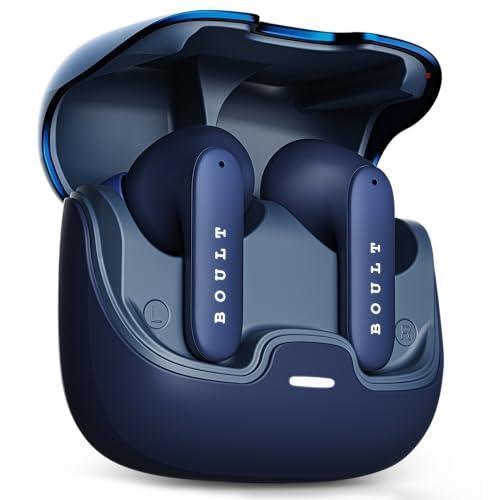 Boult Audio Z40 True Wireless in Ear Earbuds with 60H Playtime, Zen™ ENC Mic, Low Latency Gaming, Type-C Fast Charging, Made in India, 10mm Rich Bass Drivers, IPX5, Bluetooth 5.3 Ear Buds TWS (Blue) - Triveni World