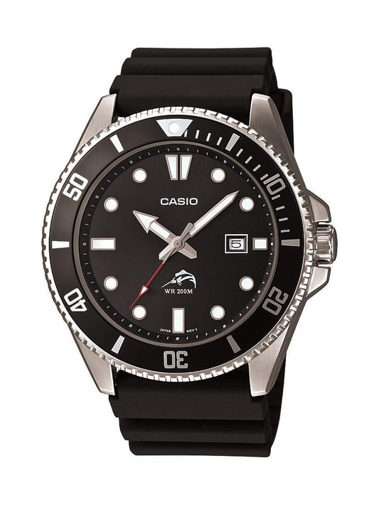 Casio Resin Men's Mdv106-1Av 200M Duro Analog Watch, Black - Triveni World