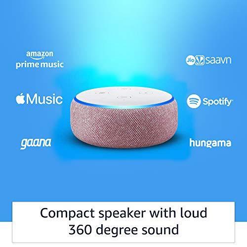 Certified Refurbished Echo Dot (3rd Gen)| Smart speaker with Alexa (Fig) - Triveni World