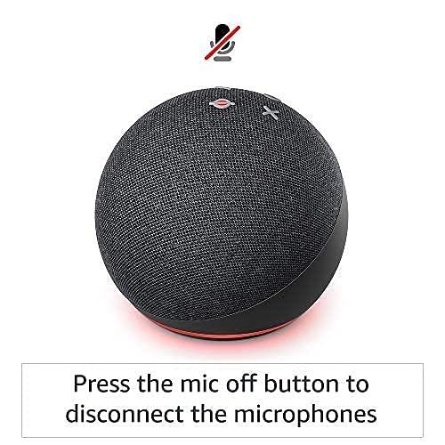 Certified Refurbished Echo Dot (4th Gen, 2020 release)| Smart speaker with Alexa (Black) - Triveni World