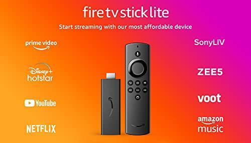 Certified Refurbished Fire TV Stick Lite with Alexa Voice Remote Lite | Stream HD Quality Video | No power and volume buttons - Triveni World