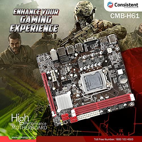 Consistent DDR3 Motherboard CMB H61 With NVME slot - Triveni World