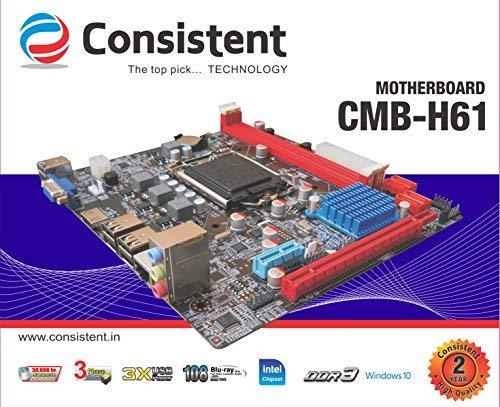 Consistent DDR3 Motherboard CMB H61 With NVME slot - Triveni World