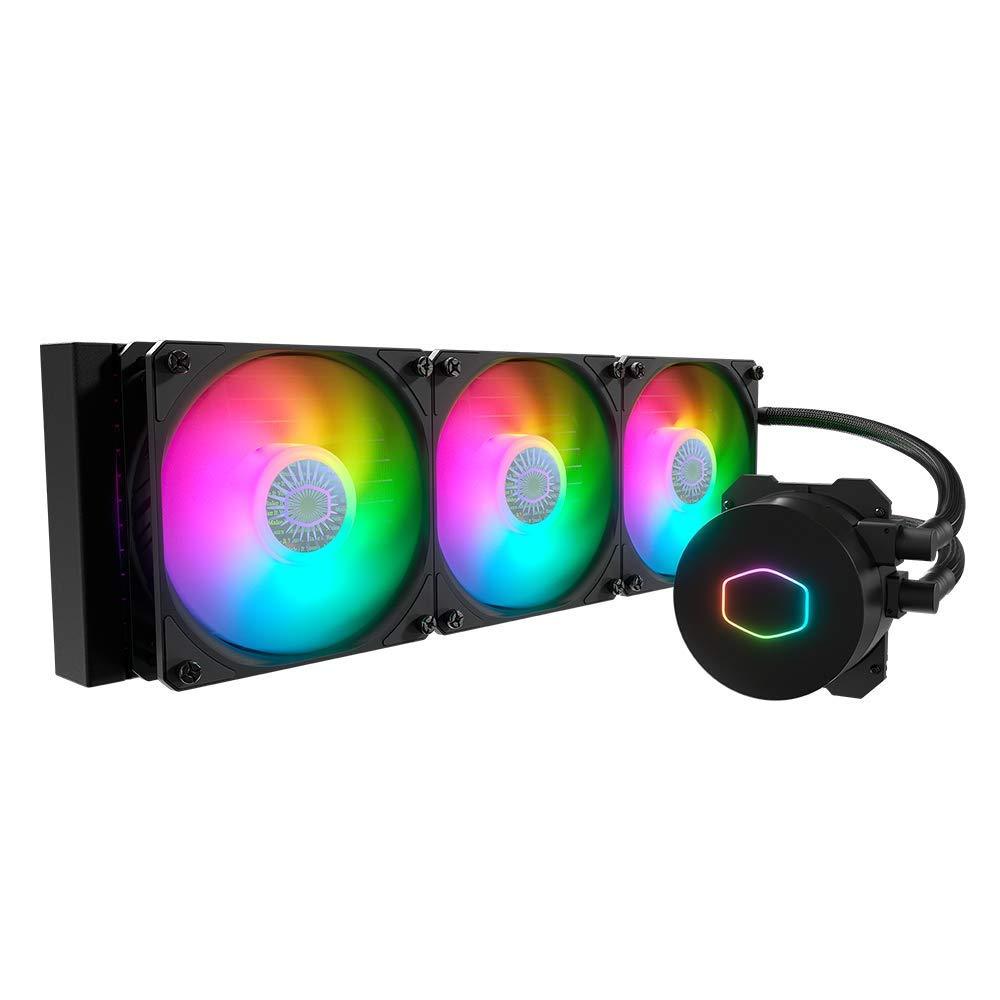 Cooler Master MasterLiquid ML360L ARGB V2 CPU Liquid Cooler - Black | Support Intel & AMD CPU Socket AM5, AM4, AM3 LGA1700, 1200, 2066, 1151 | 3rd Gen Dual Chamber Pump | 360mm Close-Loop AIO - Triveni World