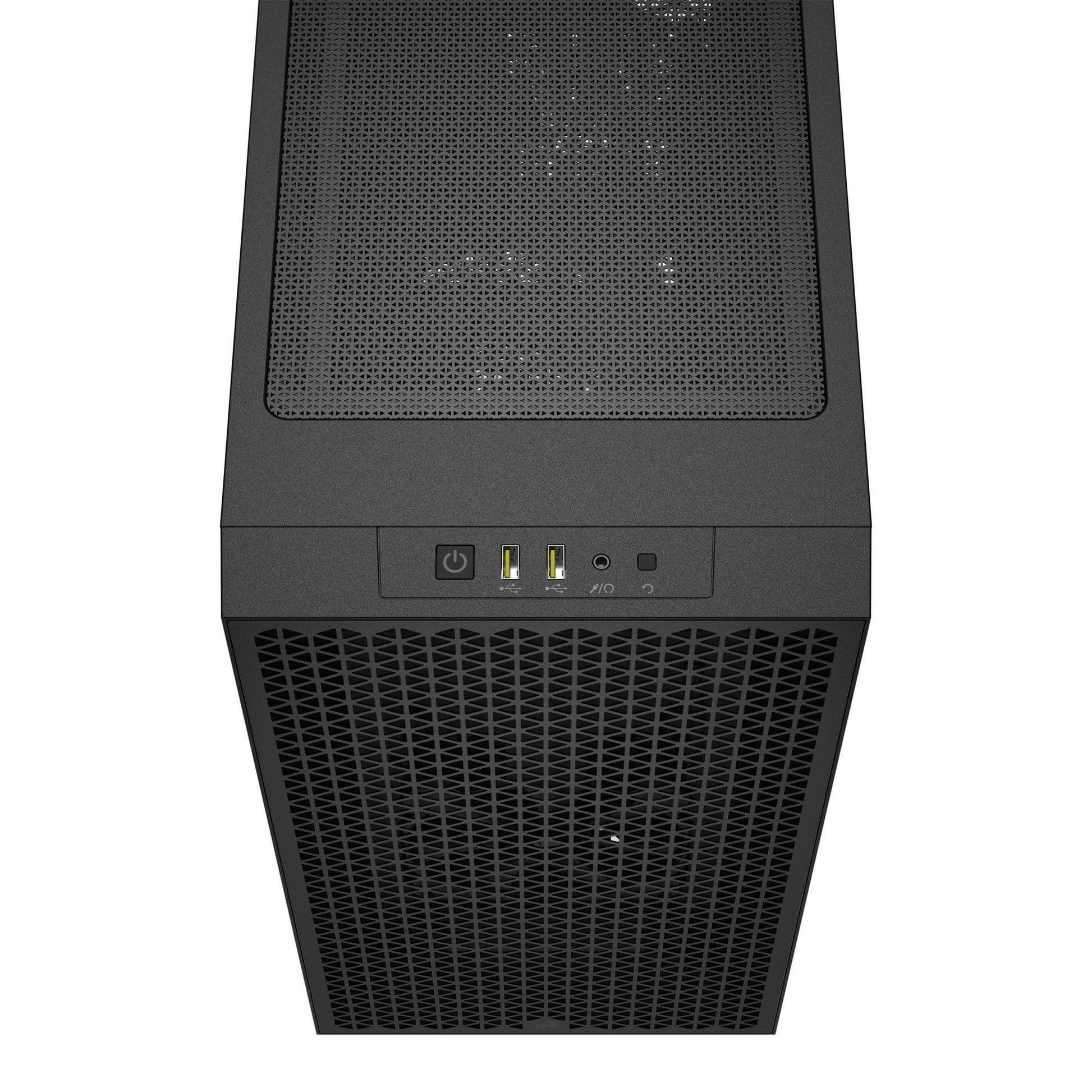 CORSAIR 3000D Airflow Mid-Tower PC Case - Black - 2X SP120 Elite Fans - Four-Slot GPU Support – Fits up to 8X 120mm Fans - High-Airflow Design - Triveni World