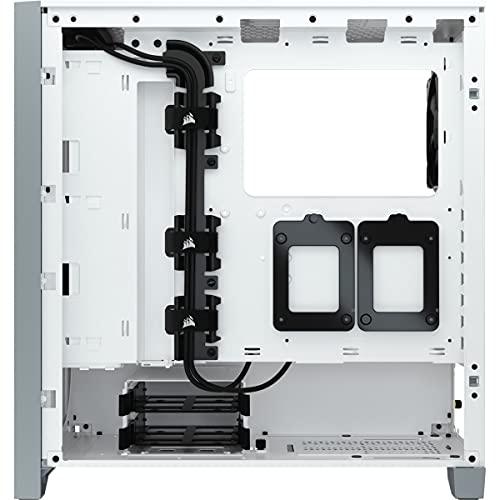 Corsair 4000D Airflow Tempered Glass Mid-Tower ATX Computer Case/Gaming Cabinet - White - CC-9011201-WW - Triveni World