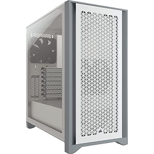 Corsair 4000D Airflow Tempered Glass Mid-Tower ATX Computer Case/Gaming Cabinet - White - CC-9011201-WW - Triveni World